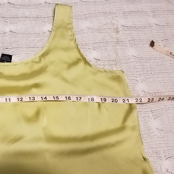 Womens xl lime green camisole with belt - Picture 4 of 5